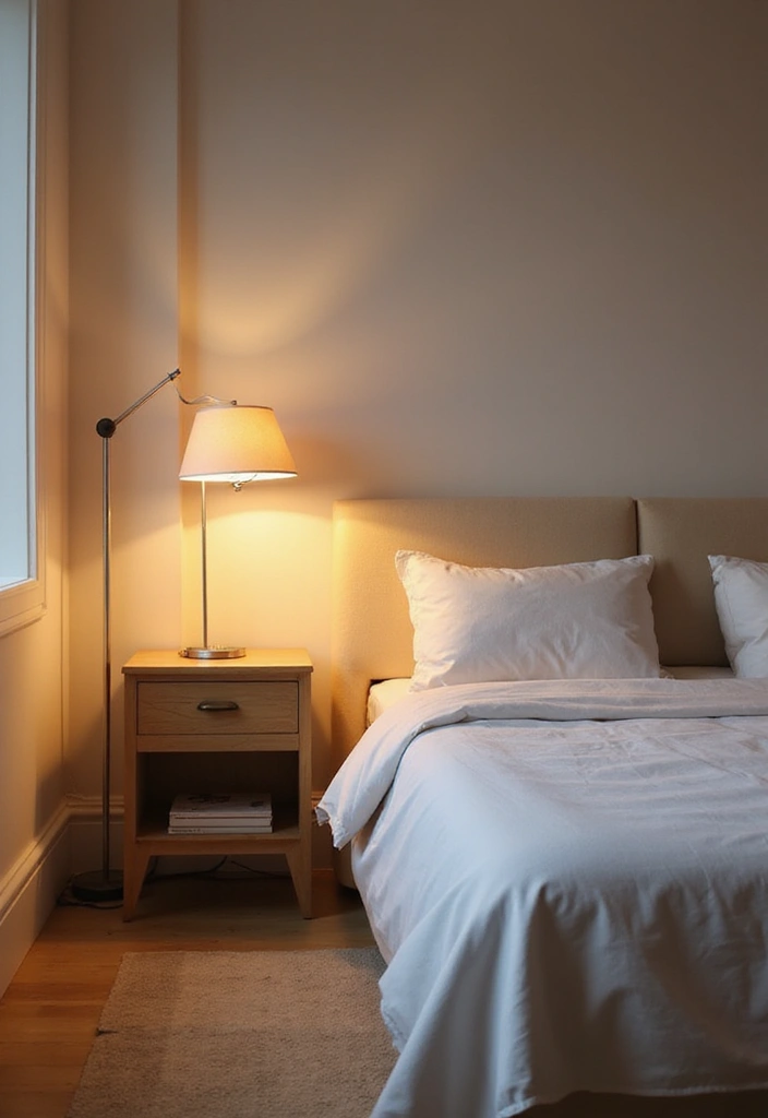 28 Korean Minimalist Room Ideas That Look Cozy - 9. Soft Lighting Fixtures