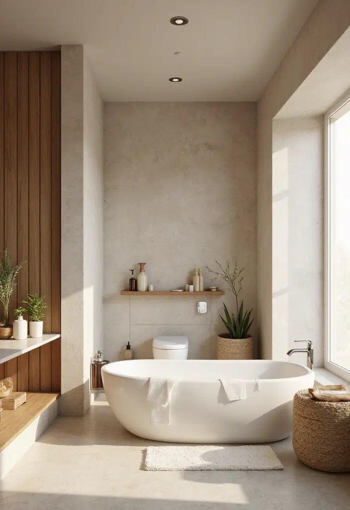 28 Minimalist Bathroom Designs That Look Timeless 15 28 Minimalist Bathroom Designs That Look Timeless - 15. Spa-Inspired Designs