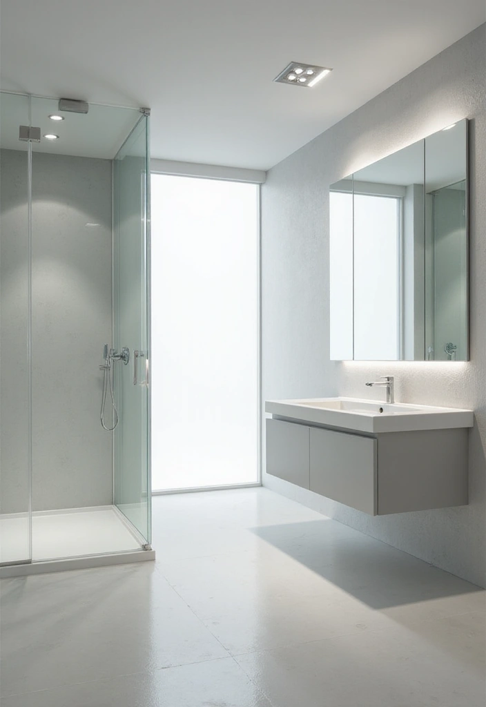 28 Minimalist Bathroom Designs That Look Timeless 2 28 Minimalist Bathroom Designs That Look Timeless - 2. Open Concept Design