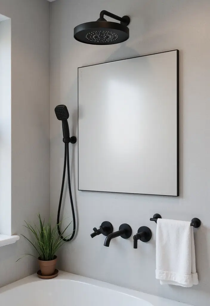 28 Minimalist Bathroom Designs That Look Timeless 4 28 Minimalist Bathroom Designs That Look Timeless - 4. Minimalist Fixtures
