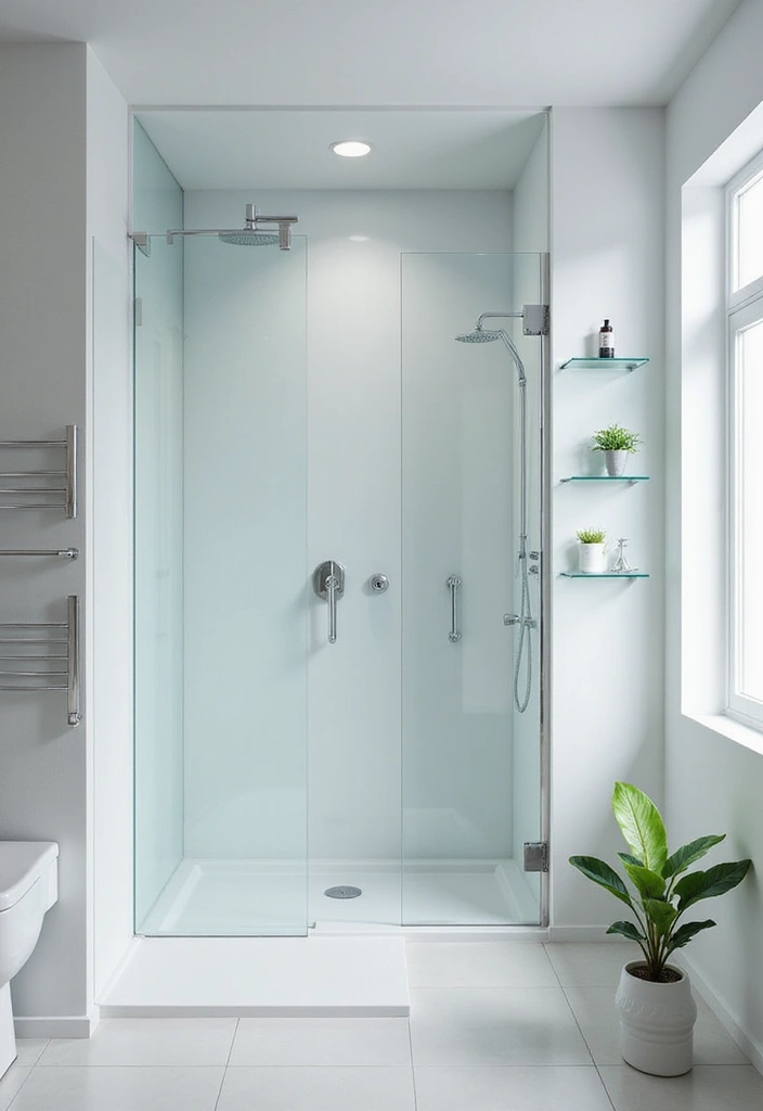 28 Minimalist Bathroom Designs That Look Timeless 7 28 Minimalist Bathroom Designs That Look Timeless - 7. Clear Glass Elements