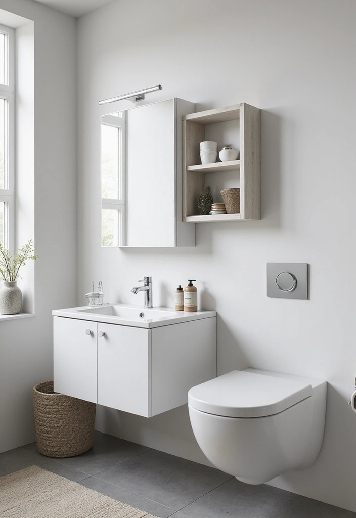 28 Minimalist Bathroom Designs That Look Timeless 8 28 Minimalist Bathroom Designs That Look Timeless - 8. Compact and Efficient Layouts