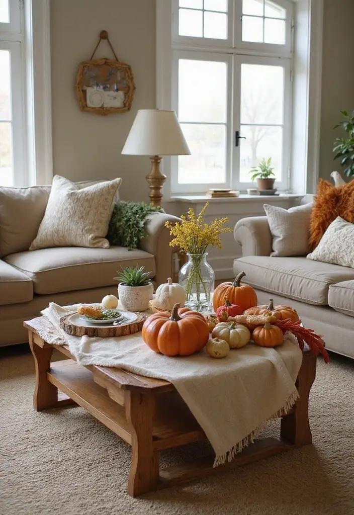28 Minimalist Coffee Table Decor Ideas for Style 10 28 Minimalist Coffee Table Decor Ideas for Style - 10. Seasonal Decor Swaps