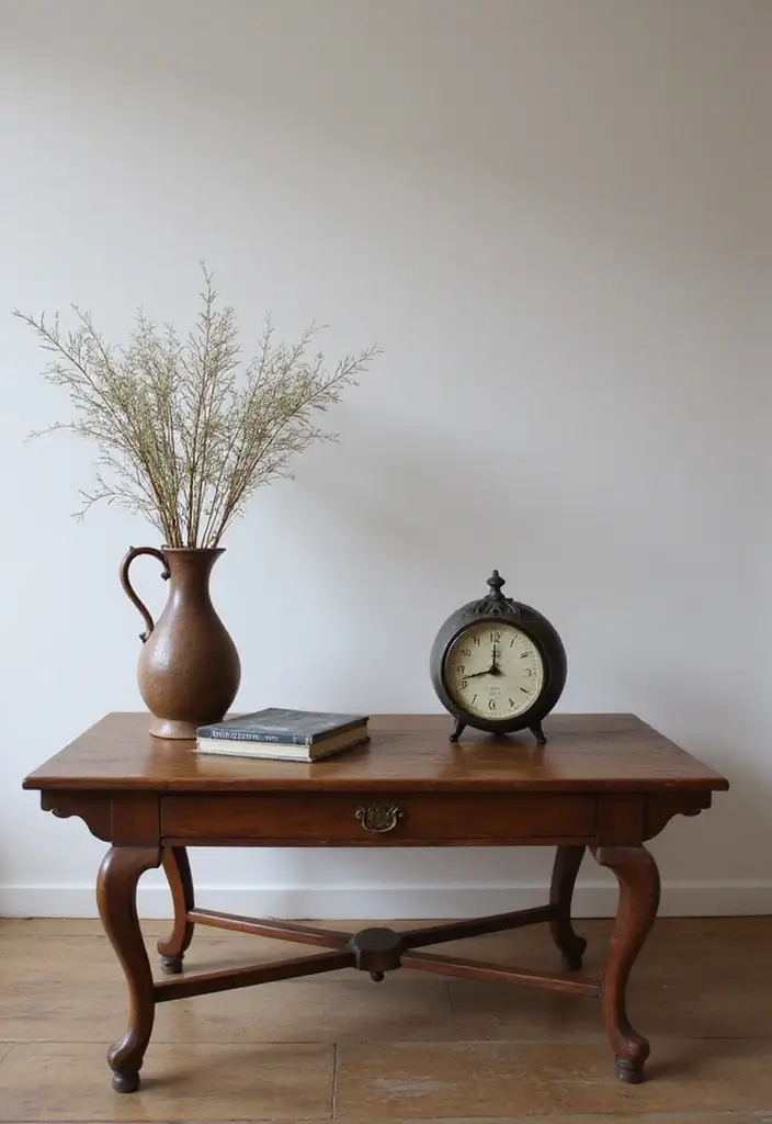 28 Minimalist Coffee Table Decor Ideas for Style 18 28 Minimalist Coffee Table Decor Ideas for Style - 18. Vintage Finds