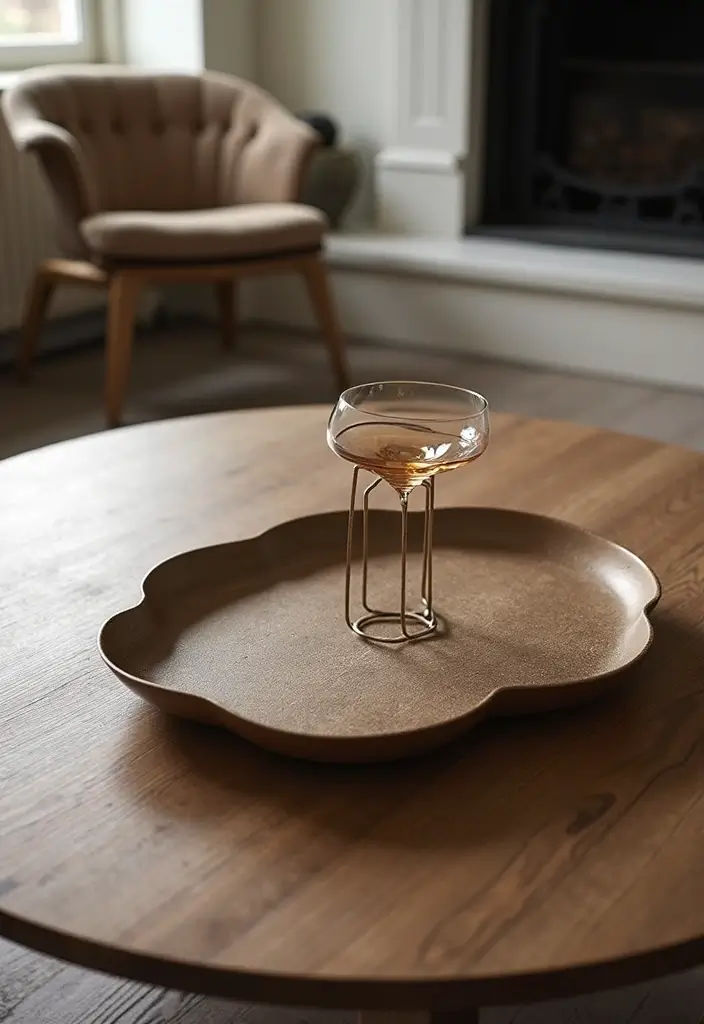 28 Minimalist Coffee Table Decor Ideas for Style 23 28 Minimalist Coffee Table Decor Ideas for Style - 23. Unique Serving Platters