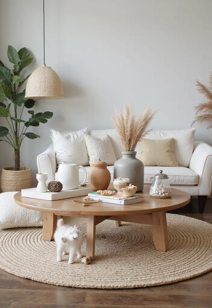 28 Minimalist Coffee Table Decor Ideas for Style 24 28 Minimalist Coffee Table Decor Ideas for Style - 24. Play with Scale