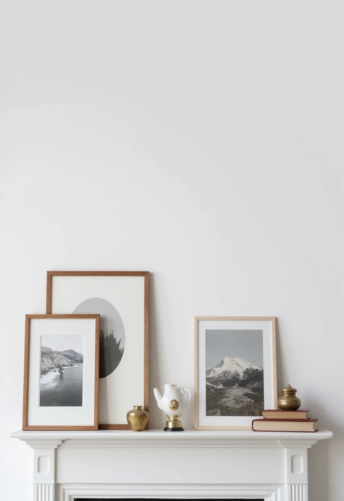28 Minimalist Mantel Decor Ideas That Look Elegant 22 28 Minimalist Mantel Decor Ideas That Look Elegant - 22. Personal Mementos
