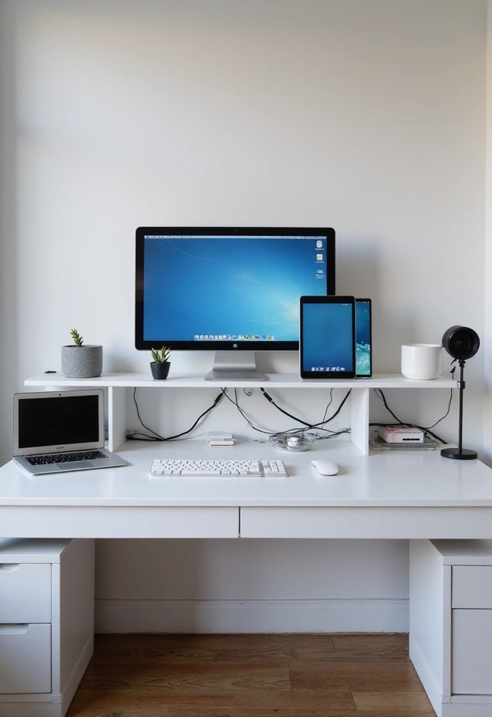 28 Minimalist Office Ideas for a Clean Workspace 11 28 Minimalist Office Ideas for a Clean Workspace - 11. Streamlined Technology