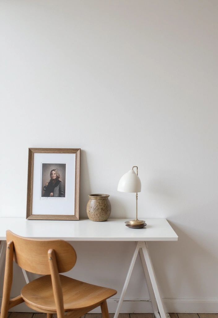 28 Minimalist Office Ideas for a Clean Workspace 14 28 Minimalist Office Ideas for a Clean Workspace - 14. Personalized Minimalism