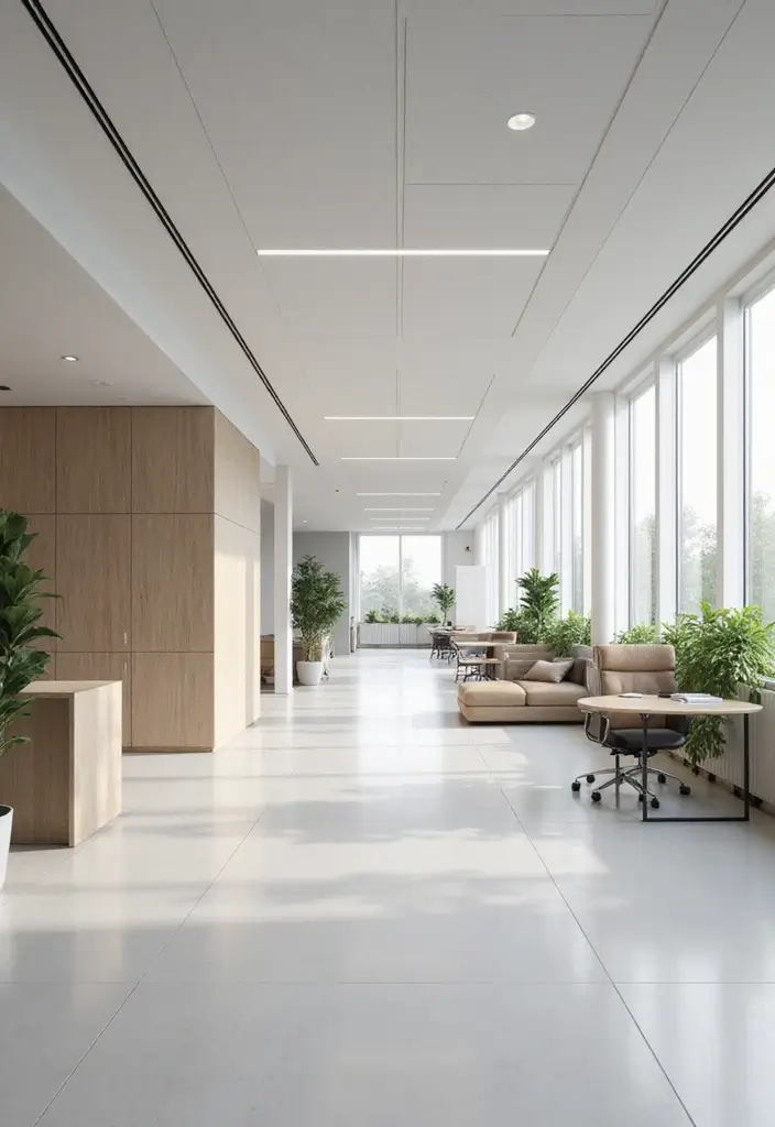 28 Minimalist Office Ideas for a Clean Workspace 15 28 Minimalist Office Ideas for a Clean Workspace - 15. Mindful Space Planning