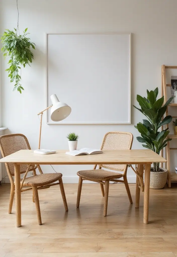 28 Minimalist Office Ideas for a Clean Workspace 17 28 Minimalist Office Ideas for a Clean Workspace - 17. Sustainable Materials
