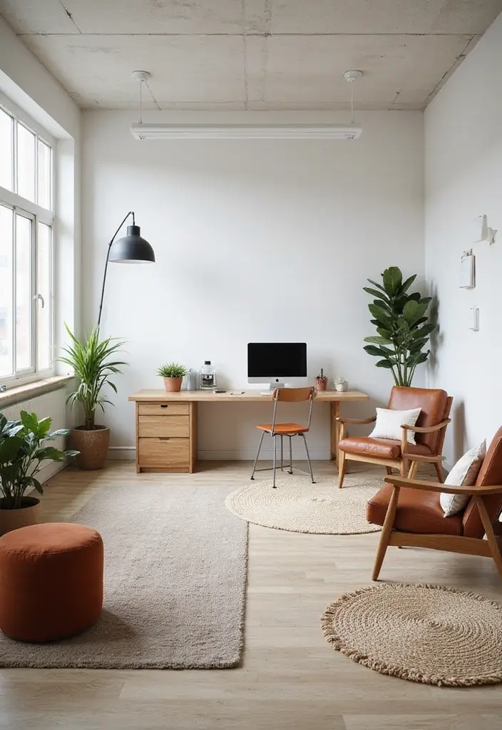 28 Minimalist Office Ideas for a Clean Workspace 19 28 Minimalist Office Ideas for a Clean Workspace - 19. Well-Defined Zones