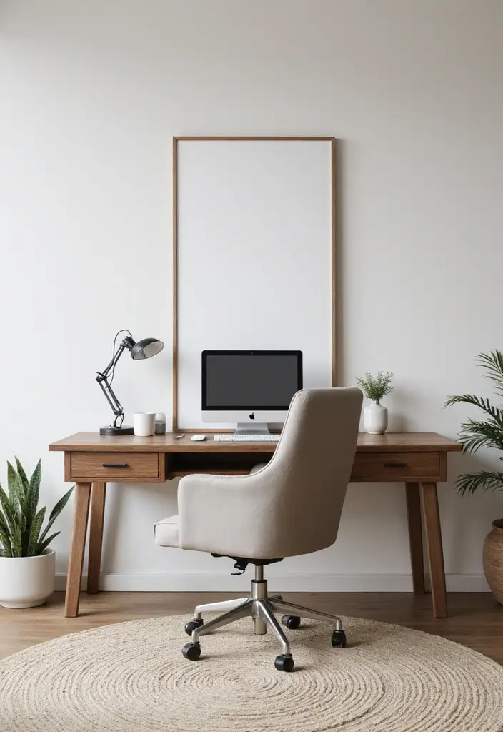 28 Minimalist Office Ideas for a Clean Workspace 25 28 Minimalist Office Ideas for a Clean Workspace - 25. Balanced Minimalism