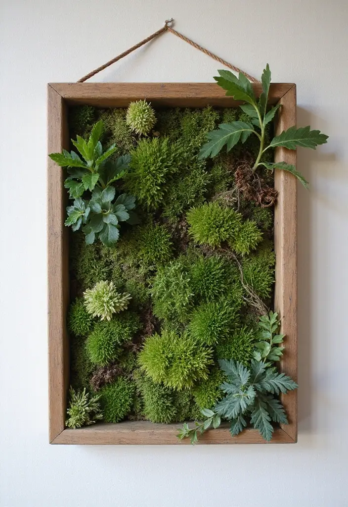 28 Minimalist Plant Decor Ideas for a Fresh Look 17 28 Minimalist Plant Decor Ideas for a Fresh Look - 17. Minimalist Plant Frame
