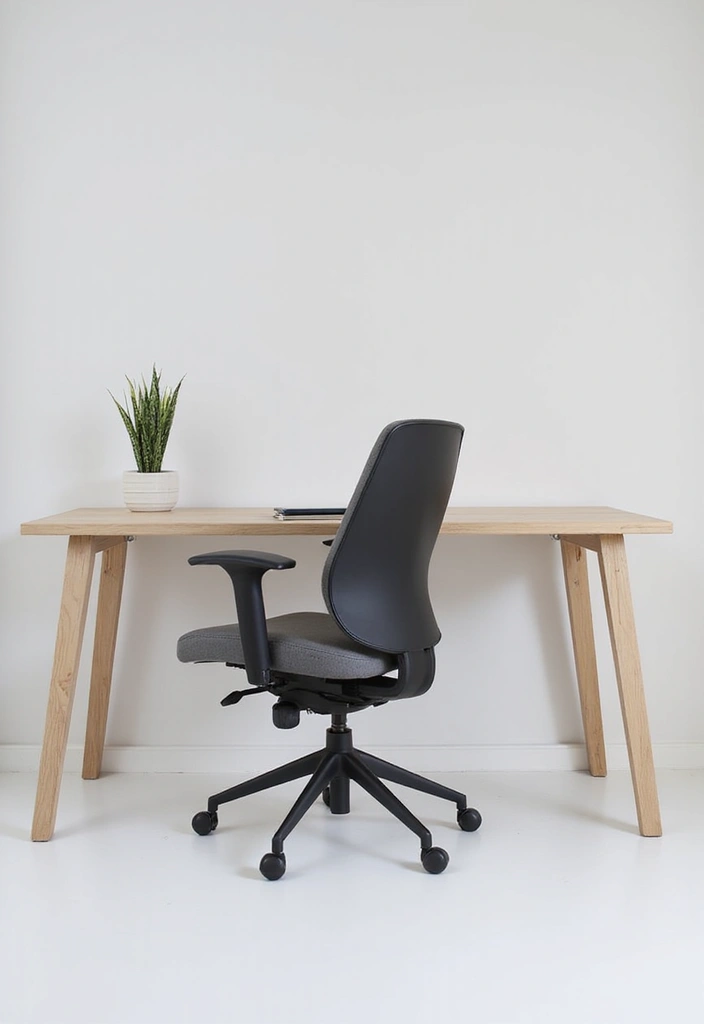 28 Office Minimalist Ideas for Productivity and Style 11 28 Office Minimalist Ideas for Productivity and Style - 11. Ergonomic Chairs