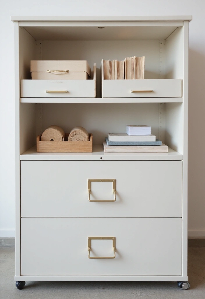 28 Office Minimalist Ideas for Productivity and Style 14 28 Office Minimalist Ideas for Productivity and Style - 14. Minimalist Filing Systems