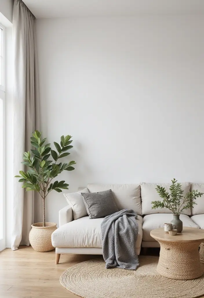 29 Black and White Minimalist Living Room Ideas 13 29 Black and White Minimalist Living Room Ideas - 13. Focus on Functional Decor
