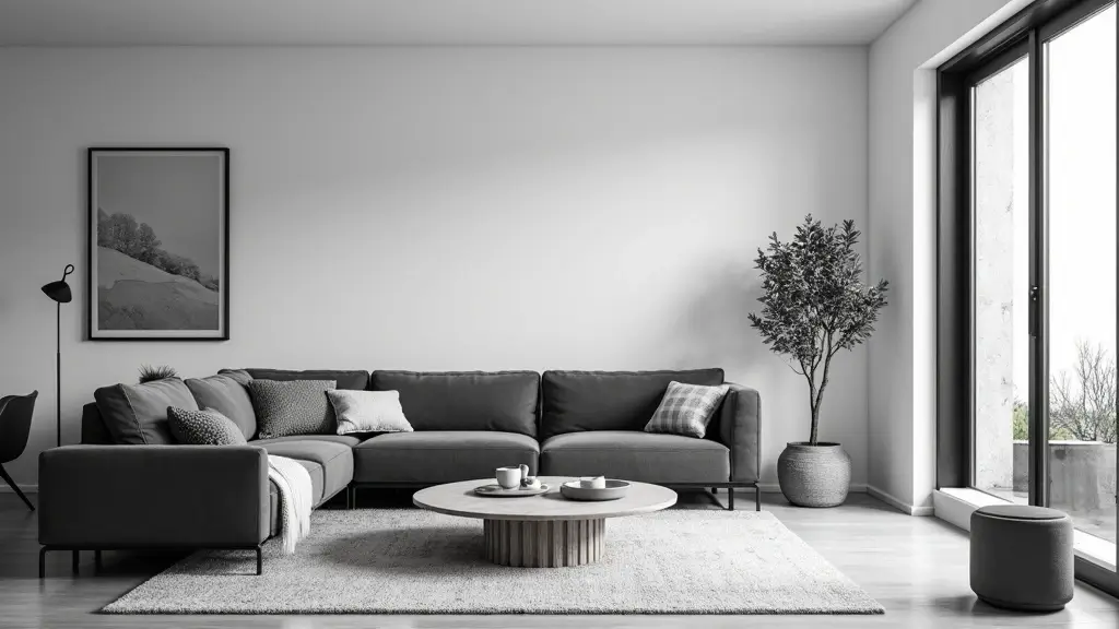 29 Black and White Minimalist Living Room Ideas