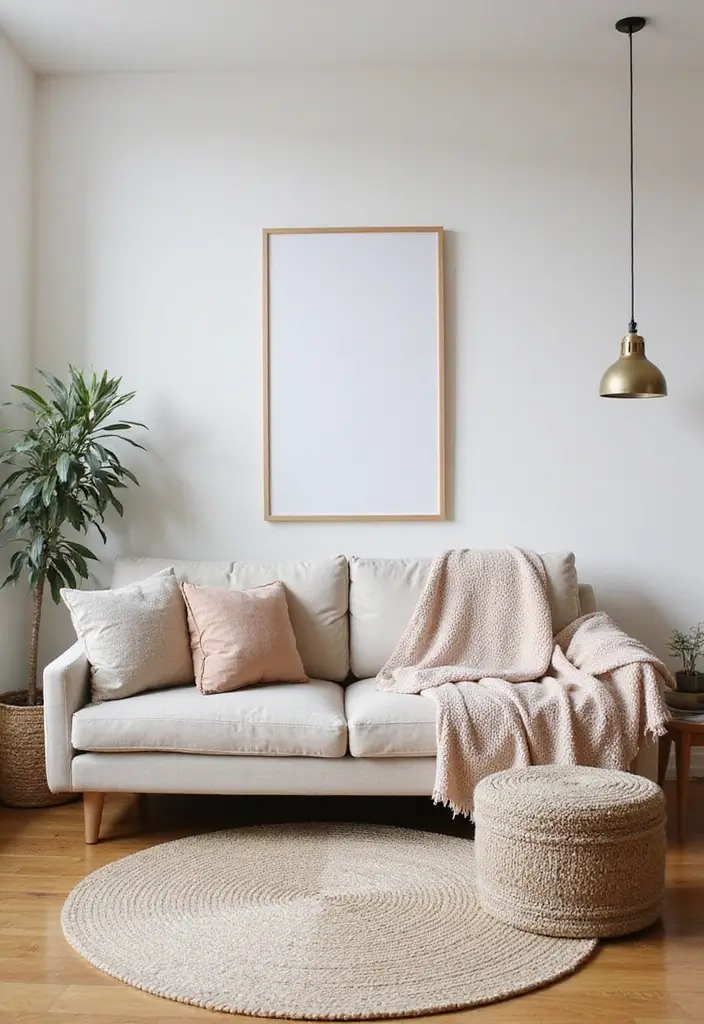 29 Minimalist Apartment Ideas for Simple Living 10 29 Minimalist Apartment Ideas for Simple Living - 10. Personalize with Textiles