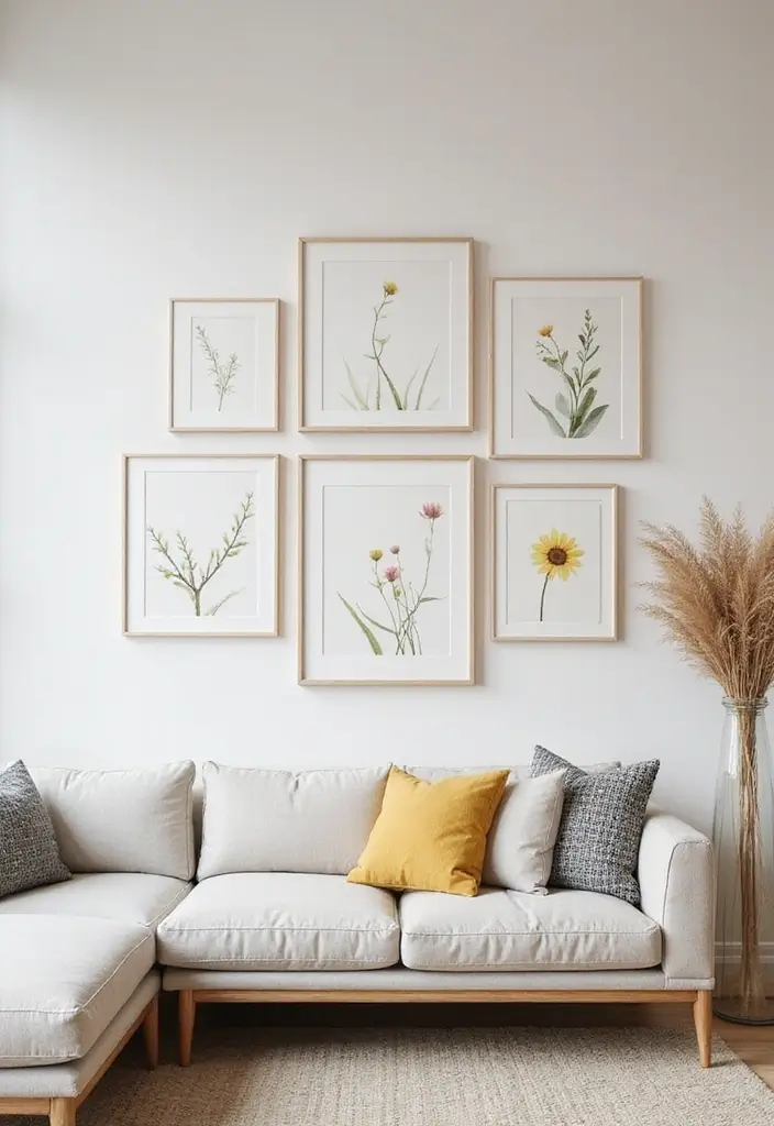 29 Minimalist Easter Decor Ideas That Look Modern 14 29 Minimalist Easter Decor Ideas That Look Modern - 14. Minimalist Spring Art