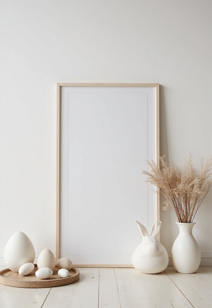 29 Minimalist Easter Decor Ideas That Look Modern 18 29 Minimalist Easter Decor Ideas That Look Modern - 18. Monochrome Decor