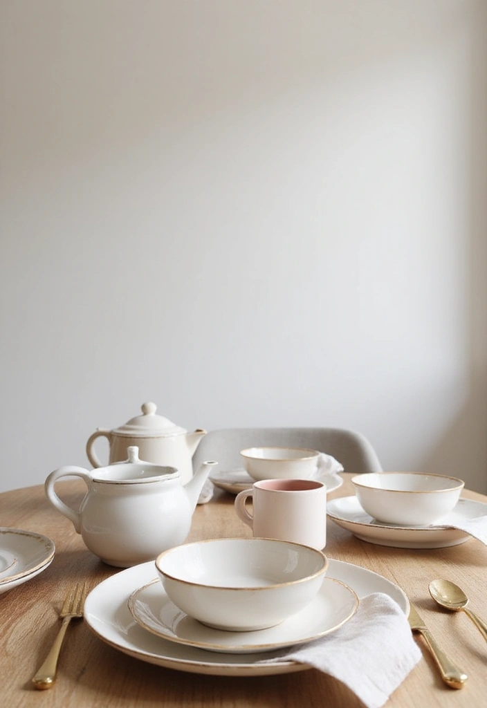29 Minimalist Easter Decor Ideas That Look Modern 22 29 Minimalist Easter Decor Ideas That Look Modern - 22. Minimalist Tableware