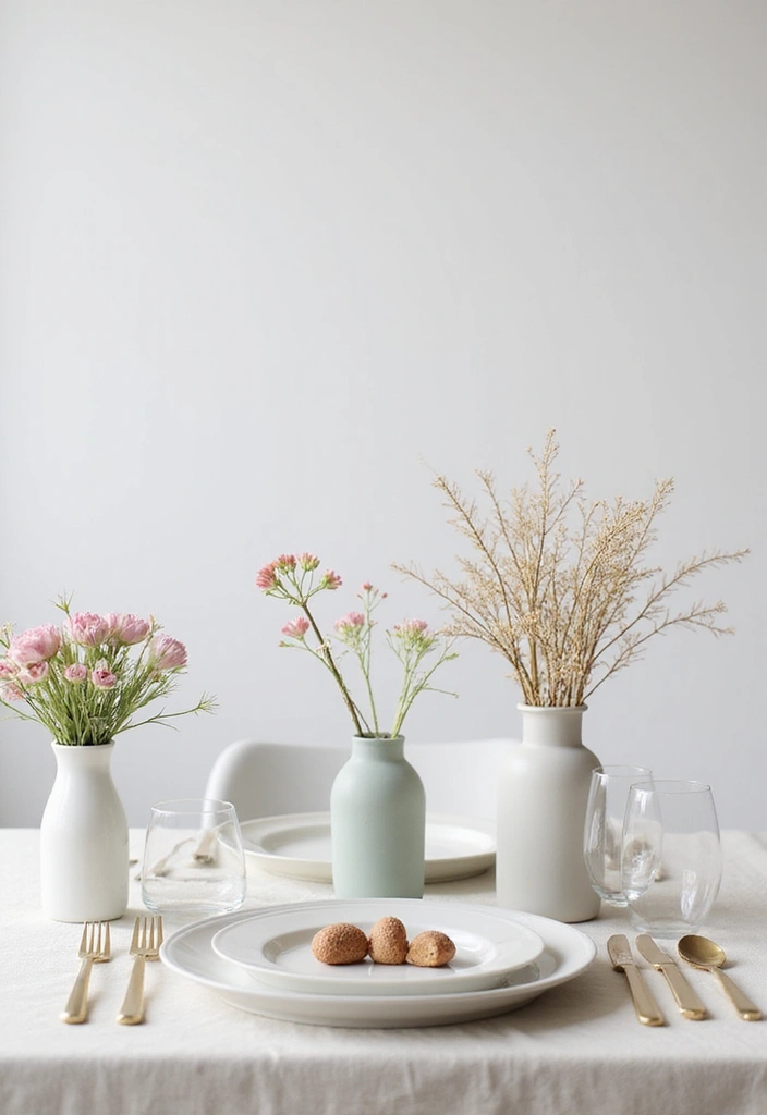 29 Minimalist Easter Decor Ideas That Look Modern 3 29 Minimalist Easter Decor Ideas That Look Modern - 3. Simple Floral Arrangements