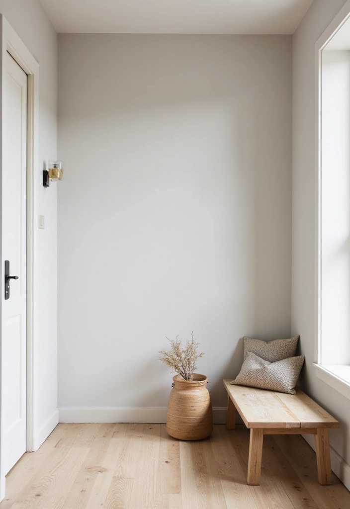 29 Minimalist Entryway Ideas That Make a Statement - 1. Embrace a Neutral Palette
