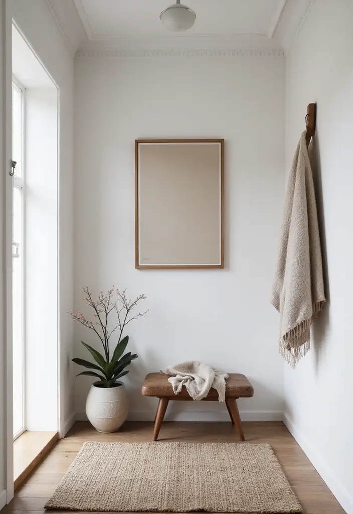 29 Minimalist Entryway Ideas That Make a Statement - 24. Play with Scale