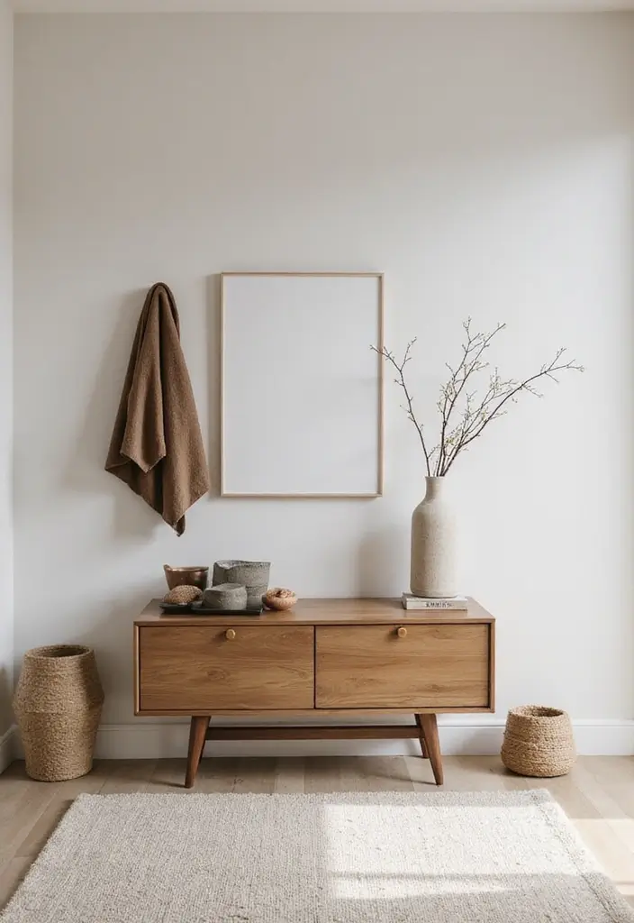 29 Minimalist Entryway Ideas That Make a Statement - 25. Clever Use of Negative Space