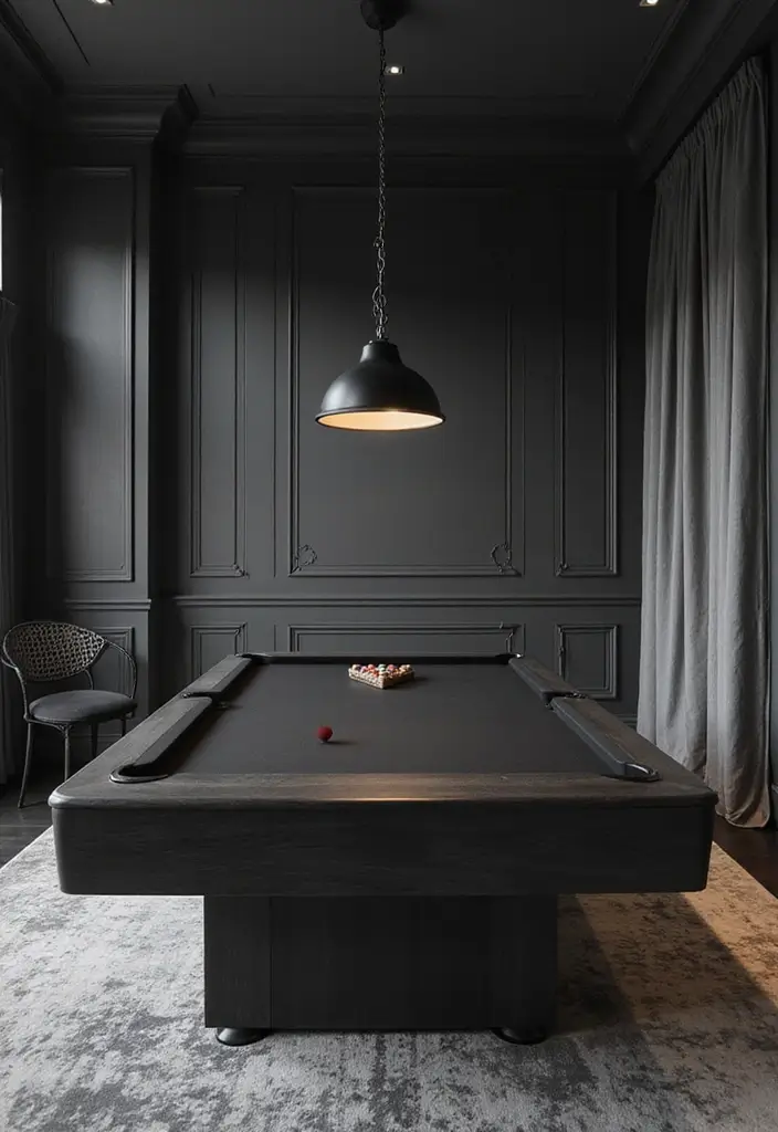 29 Minimalist Game Room Ideas That Feel Sleek 11 29 Minimalist Game Room Ideas That Feel Sleek - 11. Monochrome Palette