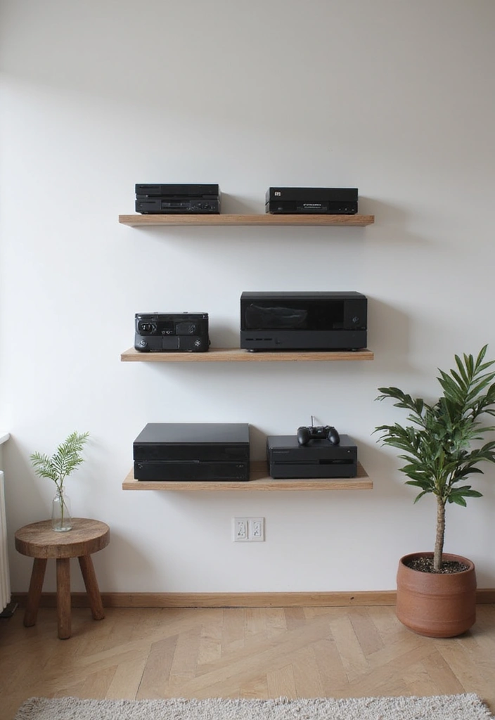 29 Minimalist Game Room Ideas That Feel Sleek 13 29 Minimalist Game Room Ideas That Feel Sleek - 13. Minimalist Game Consoles