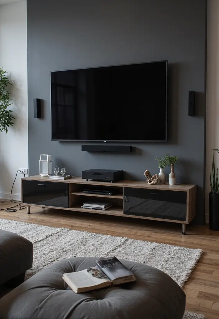 29 Minimalist Game Room Ideas That Feel Sleek 14 29 Minimalist Game Room Ideas That Feel Sleek - 14. Clean Technology Integration
