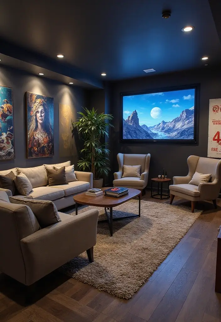 29 Minimalist Game Room Ideas That Feel Sleek 7 29 Minimalist Game Room Ideas That Feel Sleek - 7. Multi-Functional Gaming Zones