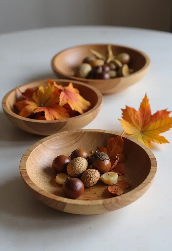 29 Minimalist Halloween Decor Ideas That Look Chic 27 29 Minimalist Halloween Decor Ideas That Look Chic - 27. Elegant Wooden Accents