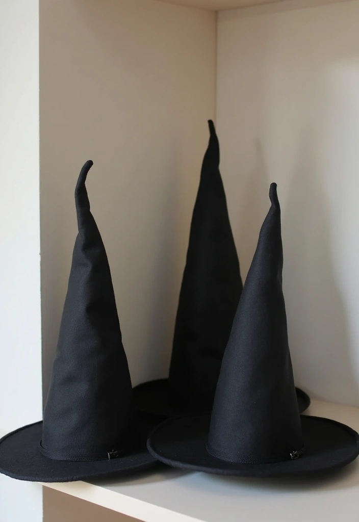 29 Minimalist Halloween Decor Ideas That Look Chic 9 29 Minimalist Halloween Decor Ideas That Look Chic - 9. Minimalist Witch's Hat Decor
