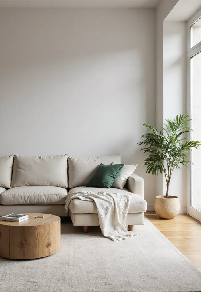 29 Minimalist Living Room Ideas That Feel Calm and Chic 23 29 Minimalist Living Room Ideas That Feel Calm and Chic - 23. Folding Furniture for Flexibility