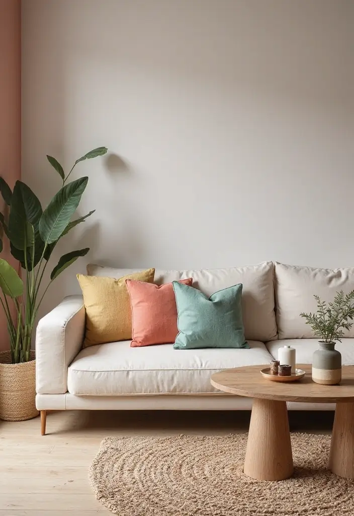 29 Minimalist Living Room Ideas That Feel Calm and Chic 26 29 Minimalist Living Room Ideas That Feel Calm and Chic - 26. A Minimalist Color Block Approach