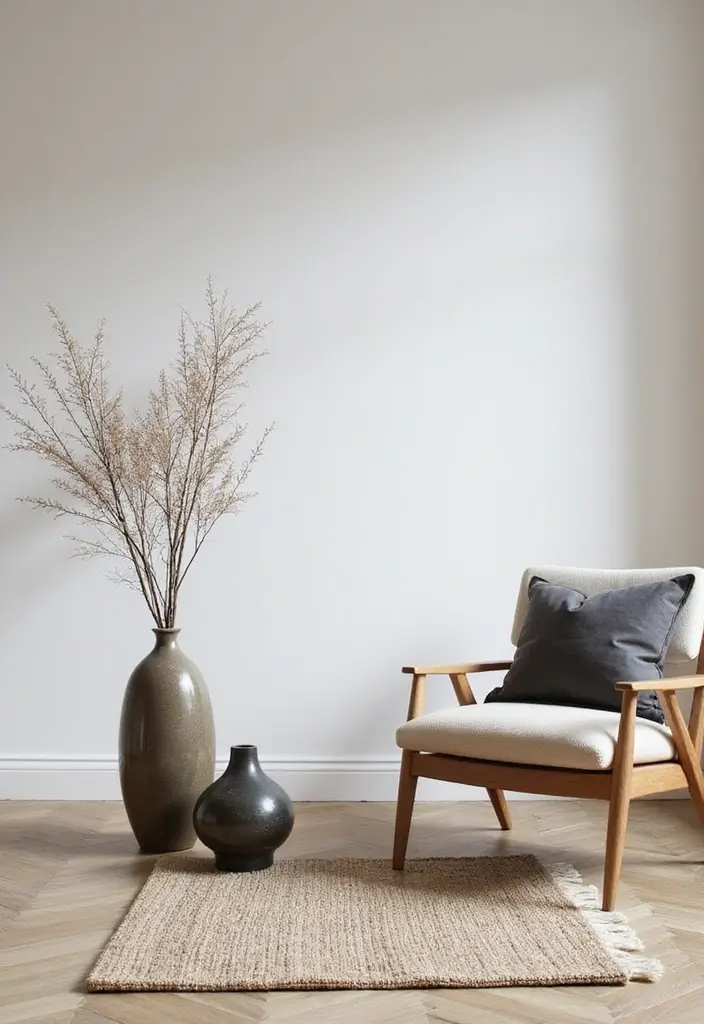 29 Minimalist Living Room Ideas That Feel Calm and Chic 29 29 Minimalist Living Room Ideas That Feel Calm and Chic - 29. Personalizing with Minimalist Accessories