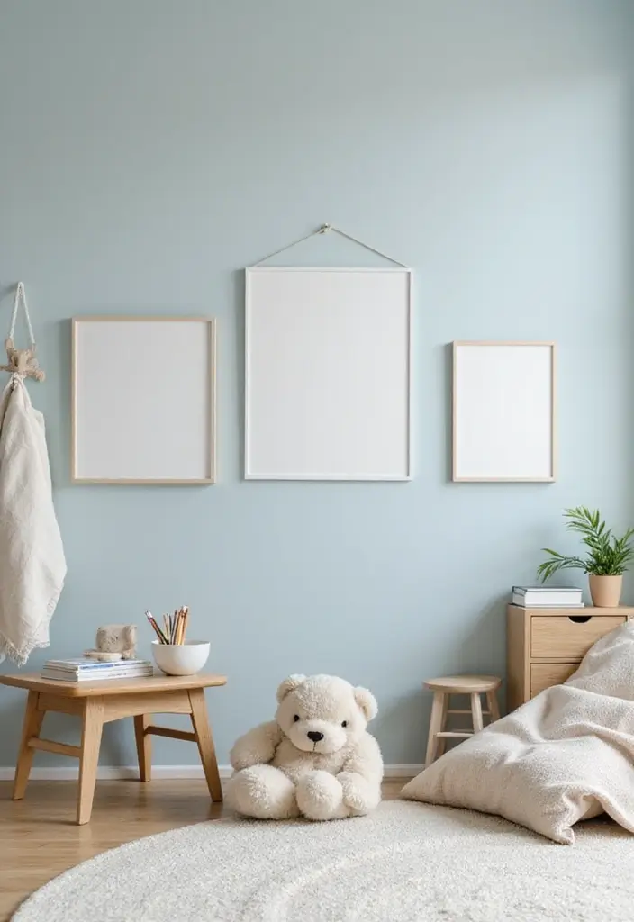 29 Minimalist Playroom Ideas for Kids 1 29 Minimalist Playroom Ideas for Kids - 1. Soft Color Palette