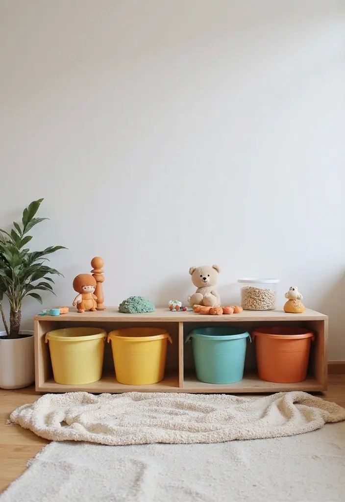 29 Minimalist Playroom Ideas for Kids 24 29 Minimalist Playroom Ideas for Kids - 24. Sensory Play Elements
