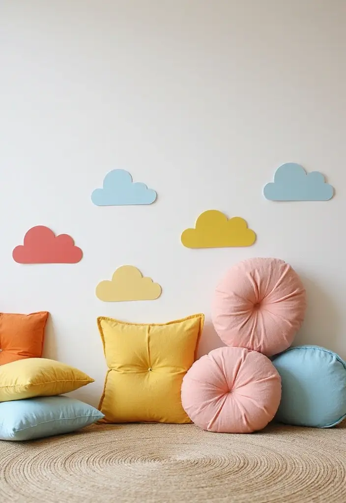 29 Minimalist Playroom Ideas for Kids 25 29 Minimalist Playroom Ideas for Kids - 25. Colorful Accents