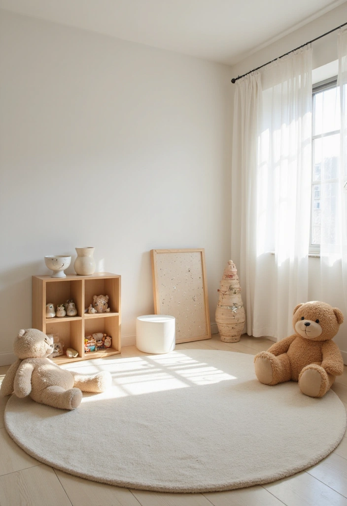 29 Minimalist Playroom Ideas for Kids 29 29 Minimalist Playroom Ideas for Kids - 29. Parent-Friendly Features