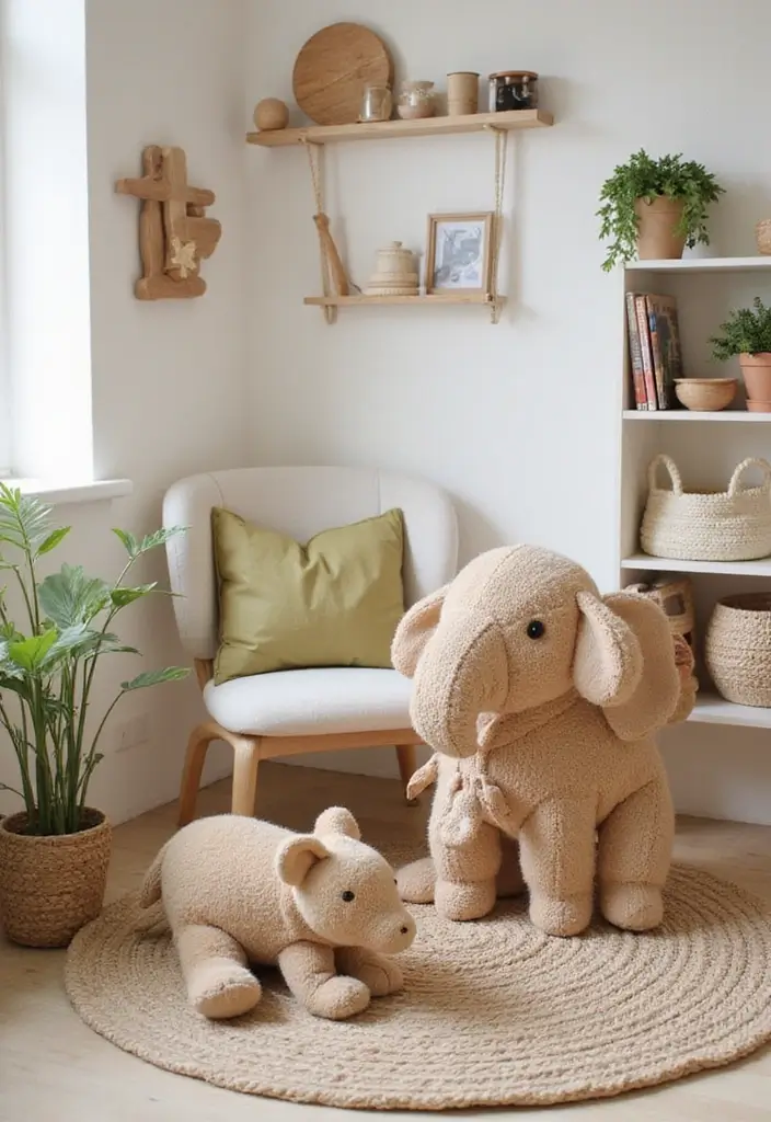 29 Minimalist Playroom Ideas for Kids 7 29 Minimalist Playroom Ideas for Kids - 7. Eco-Friendly Toys
