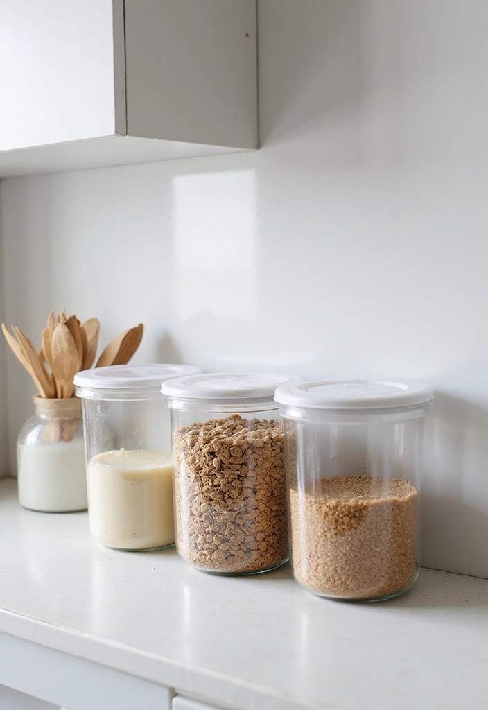 29 Minimalist Room Decor Ideas That Look Beautiful 28 29 Minimalist Room Decor Ideas That Look Beautiful - 28. Use Clear Containers