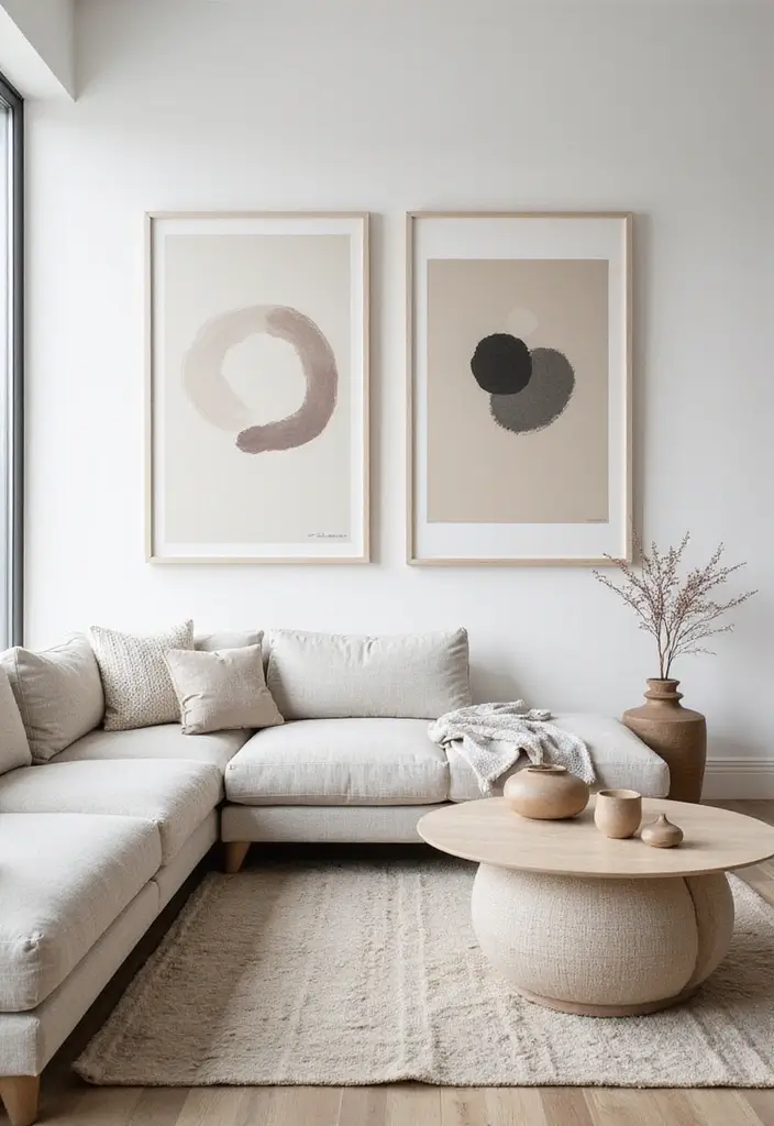 29 Minimalist Room Decor Ideas That Look Beautiful 9 29 Minimalist Room Decor Ideas That Look Beautiful - 9. Stick to Simple Art