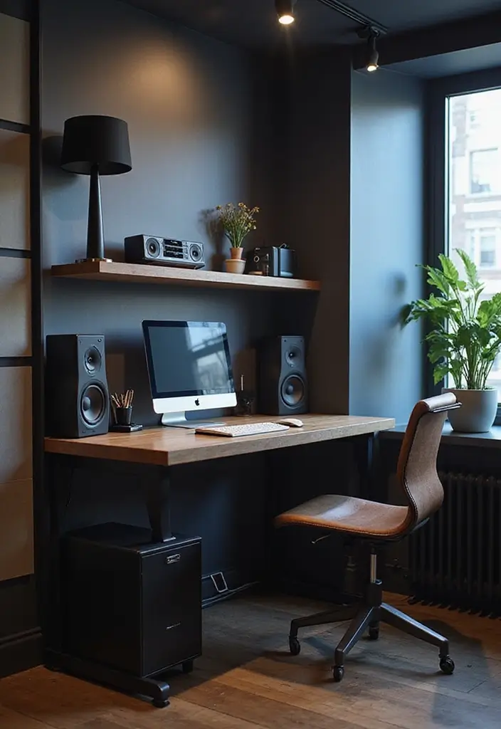 29 Minimalist Studio Apartment Ideas for Small Spaces 23 29 Minimalist Studio Apartment Ideas for Small Spaces - 23. Incorporating Technology Seamlessly