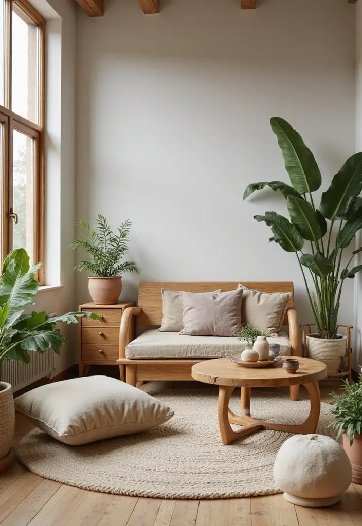 29 Minimalist Studio Apartment Ideas for Small Spaces 4 29 Minimalist Studio Apartment Ideas for Small Spaces - 4. Embrace Natural Materials