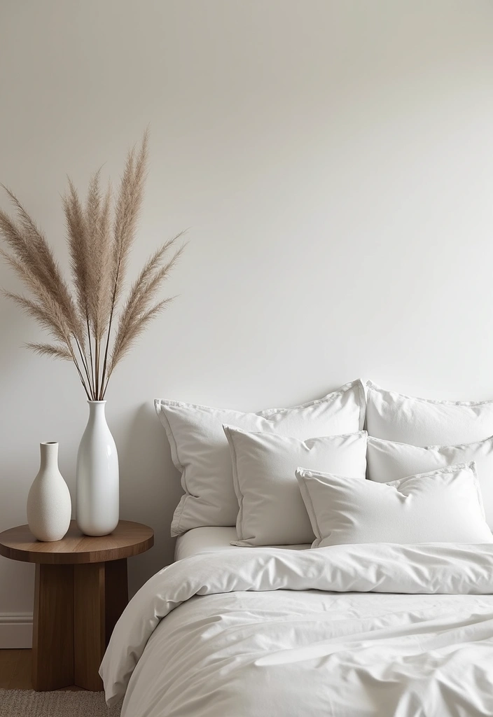 29 White Minimalist Bedroom Ideas That Feel Fresh 21 29 White Minimalist Bedroom Ideas That Feel Fresh - 21. Modern Accessories