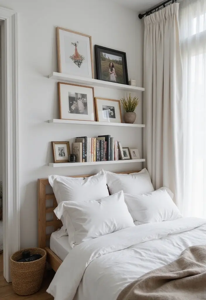 30 Green Minimalist Bedroom Ideas That Feel Relaxing 15 30 Green Minimalist Bedroom Ideas That Feel Relaxing - 15. Personal Touches